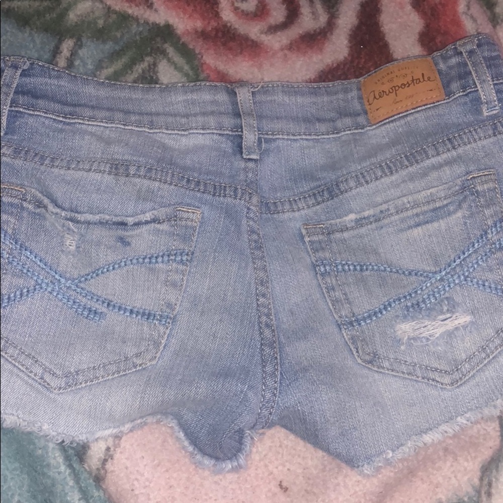 shorts light wash